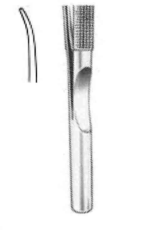 TYİNG  MİKRO FORSEPS TIRTIL SAPLI EĞRİ 0,4MM 18 CM